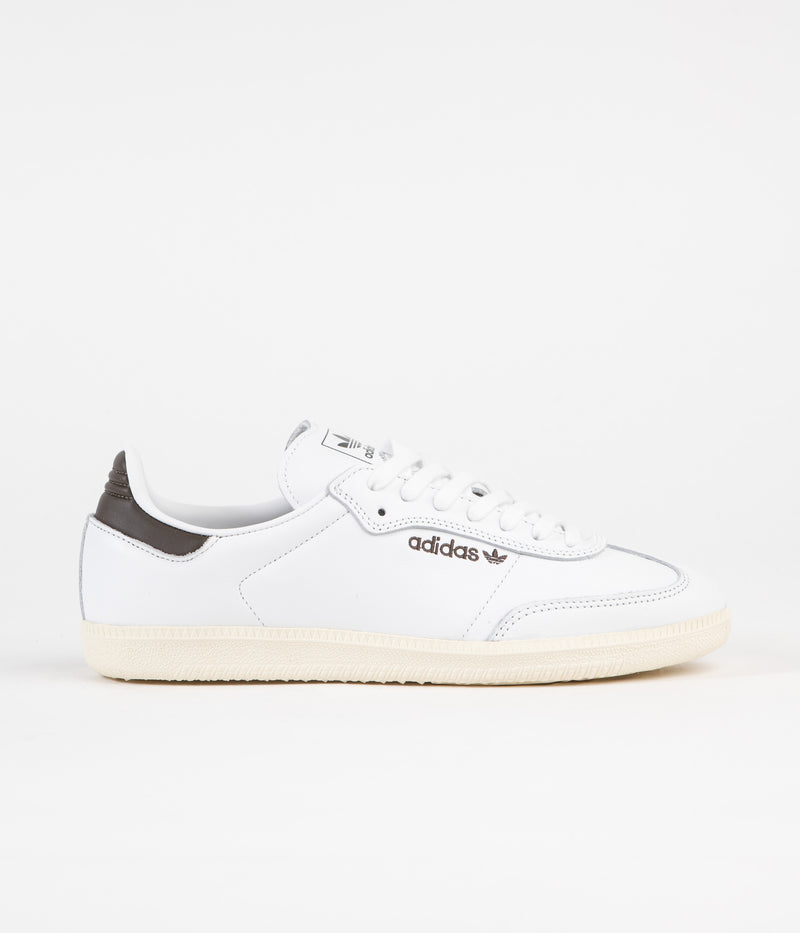 Adidas Samba ADV Shoes in FTWR White and FTWR White / Shadow Olive
