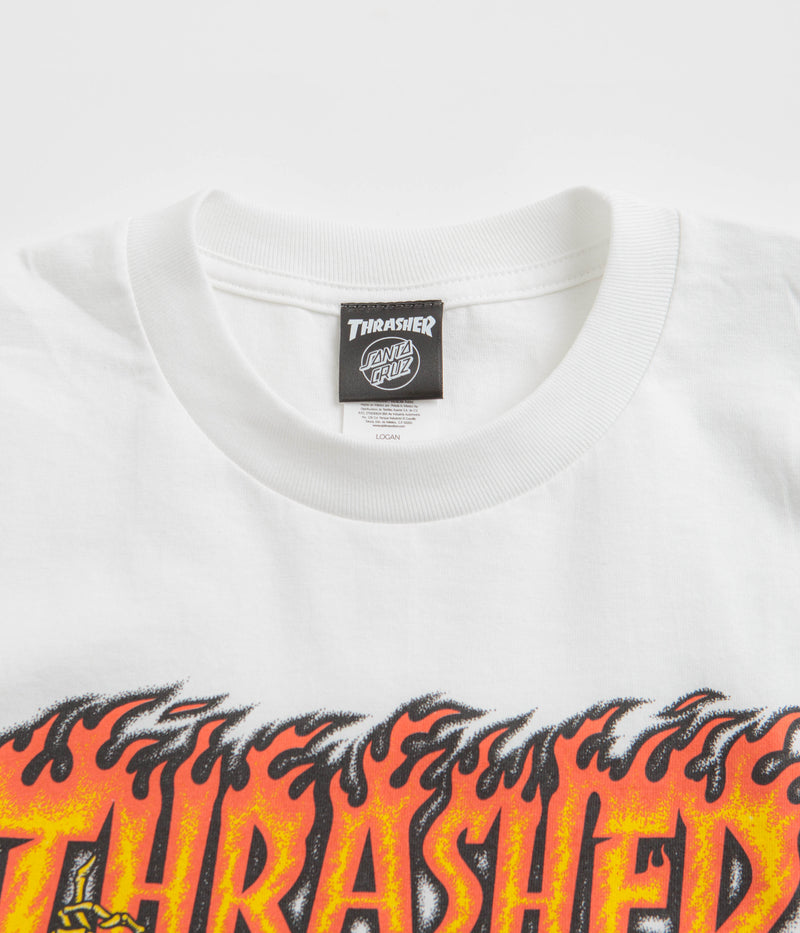 Santa Cruz x Thrasher O'Brien Reaper T-Shirt in White