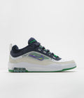 Nike SB Air Max Ishod Shoes in White and Persian Violet and Obsidian - Pine Green