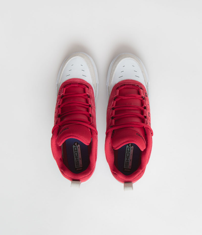 Nike SB Air Max Ishod Shoes in White and Varsity Red and Summit White