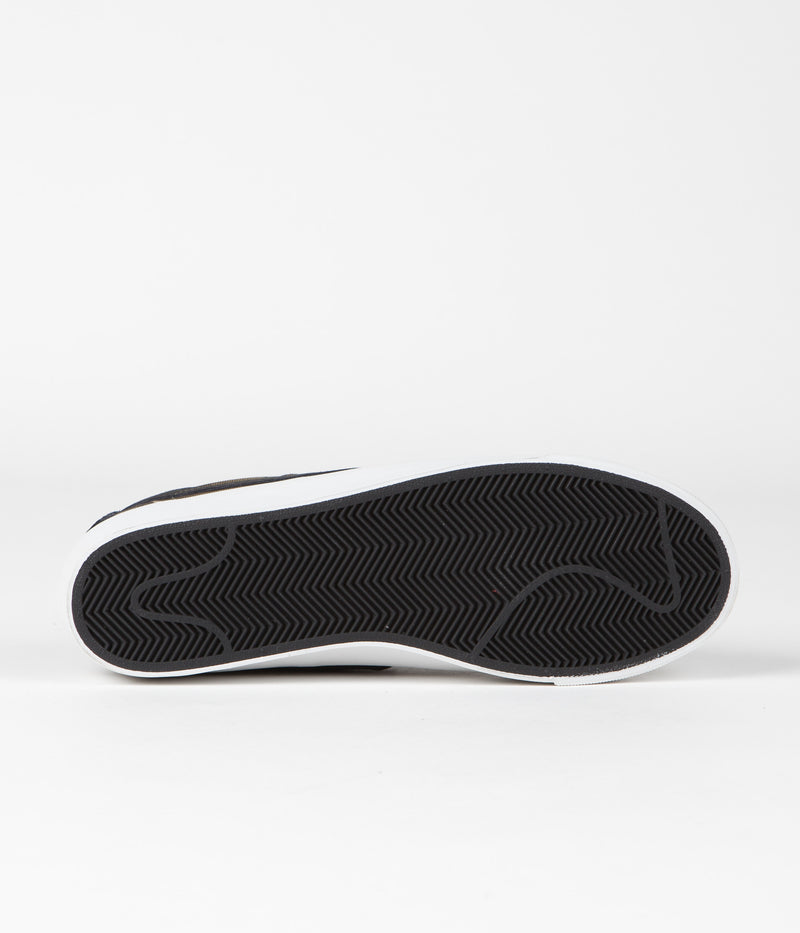 Nike SB Blazer Low Pro GT Premium Shoes in Black and Safety Orange and Black - Photon Dust