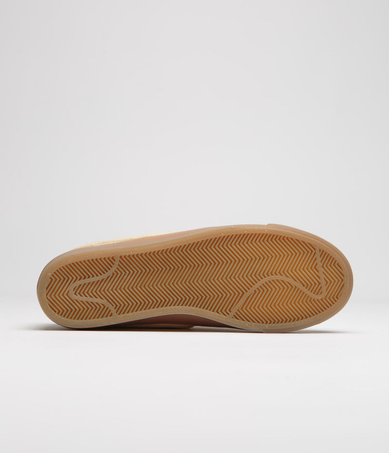 Nike SB Blazer Low Pro GT Premium Shoes in Pale Vanilla and Pale Vanilla and Pale Vanilla