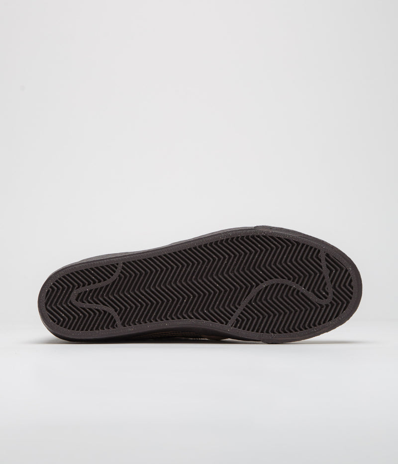 Nike SB Blazer Mid Premium Shoes in Legend Dark Brown and Fir and Obsidian