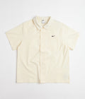 Nike SB Bowling Short Sleeve Shirt in Coconut Milk and Black