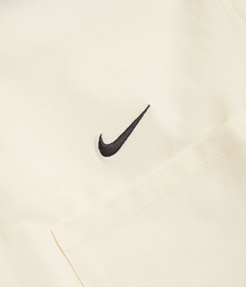 Nike SB Bowling Short Sleeve Shirt in Coconut Milk and Black