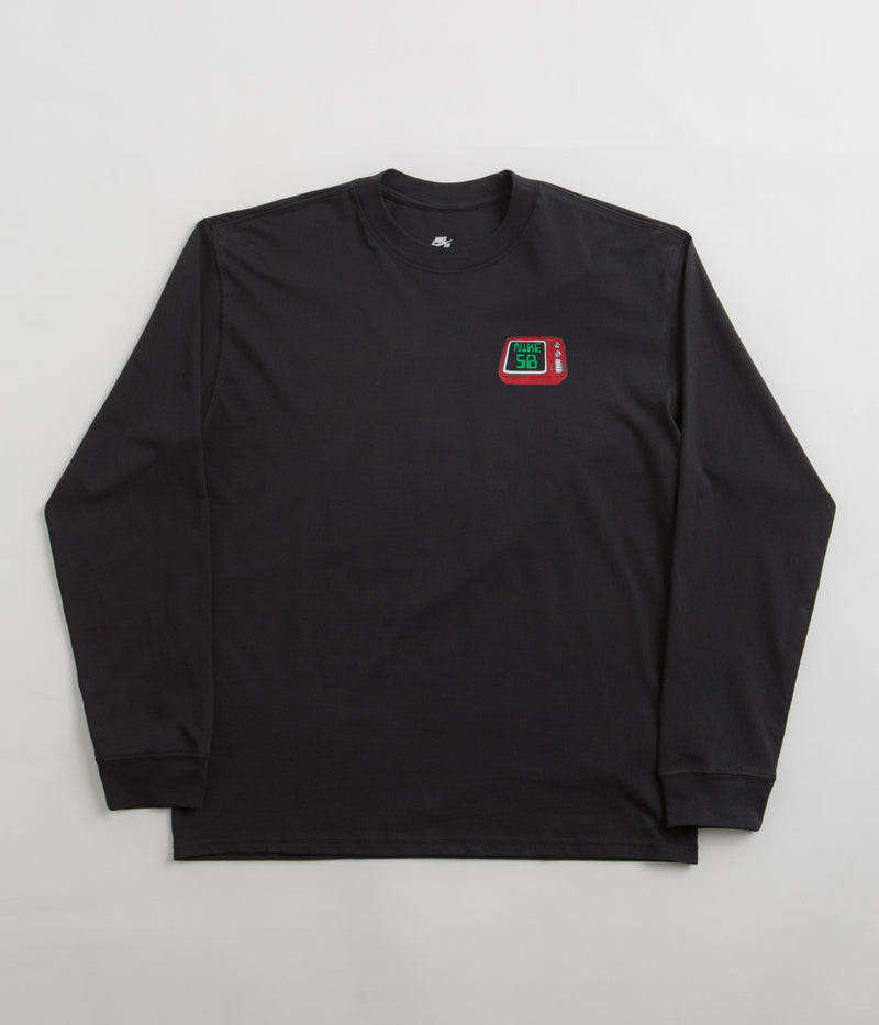Nike SB Brainwash Long Sleeve T-Shirt in Black