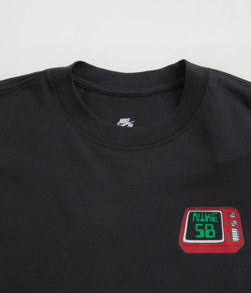 Nike SB Brainwash Long Sleeve T-Shirt in Black