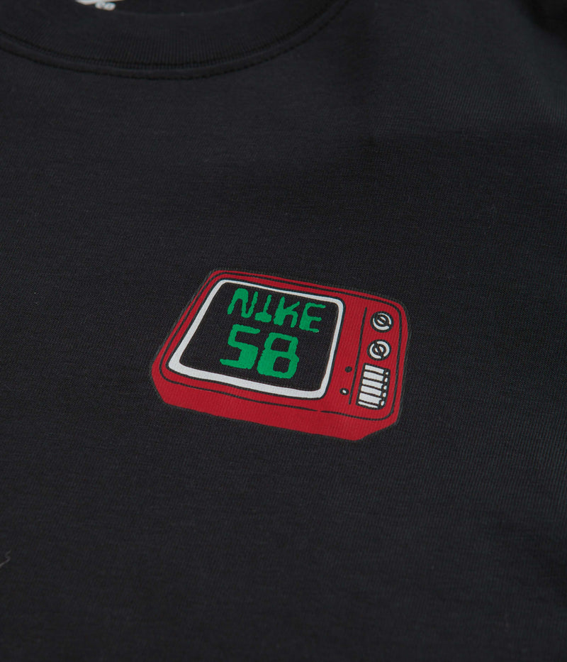 Nike SB Brainwash Long Sleeve T-Shirt in Black