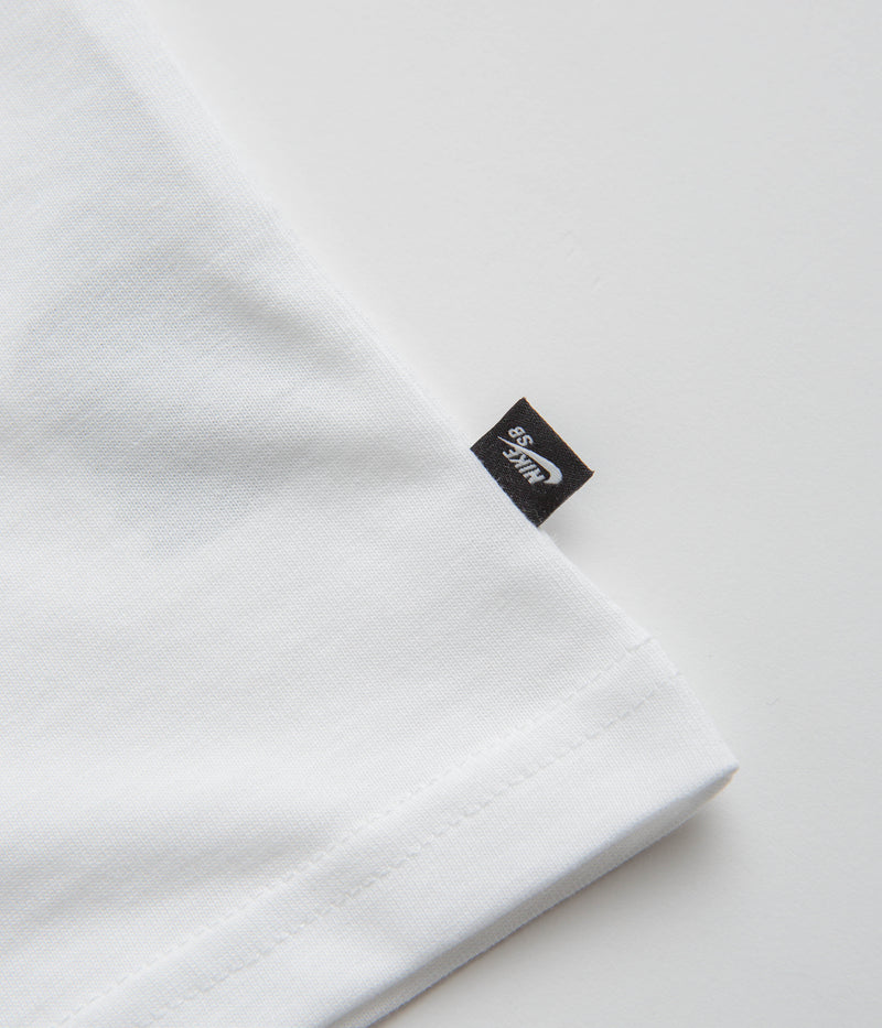 Nike SB Brainwash Long Sleeve T-Shirt in White