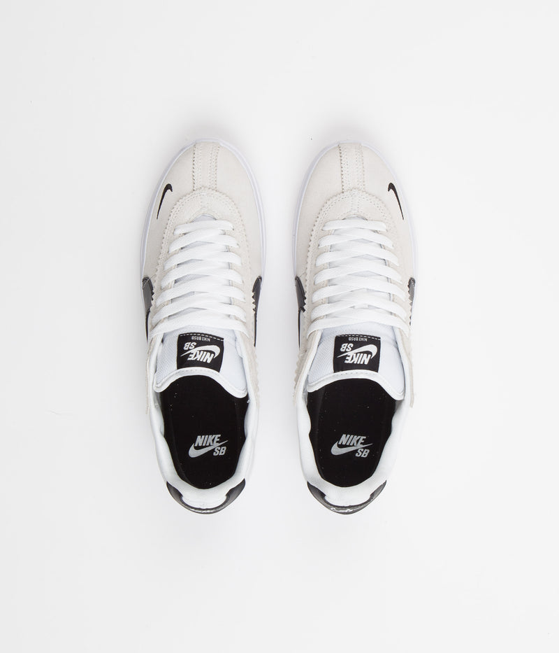 Nike SB BRSB Shoes in White and Black and White - Black