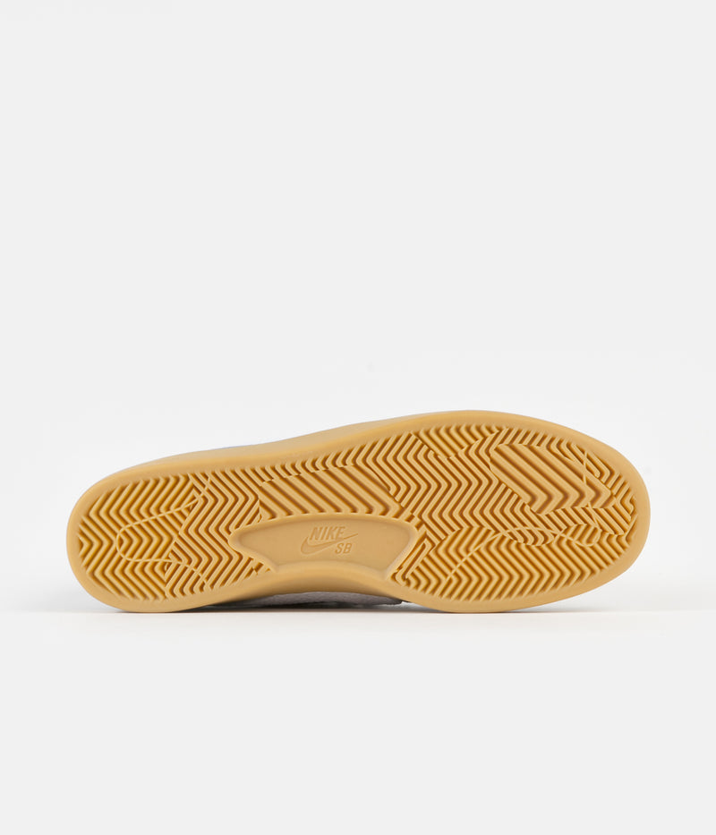 Nike SB Bruin React Shoes in Black and White and Black - Gum Light Brown