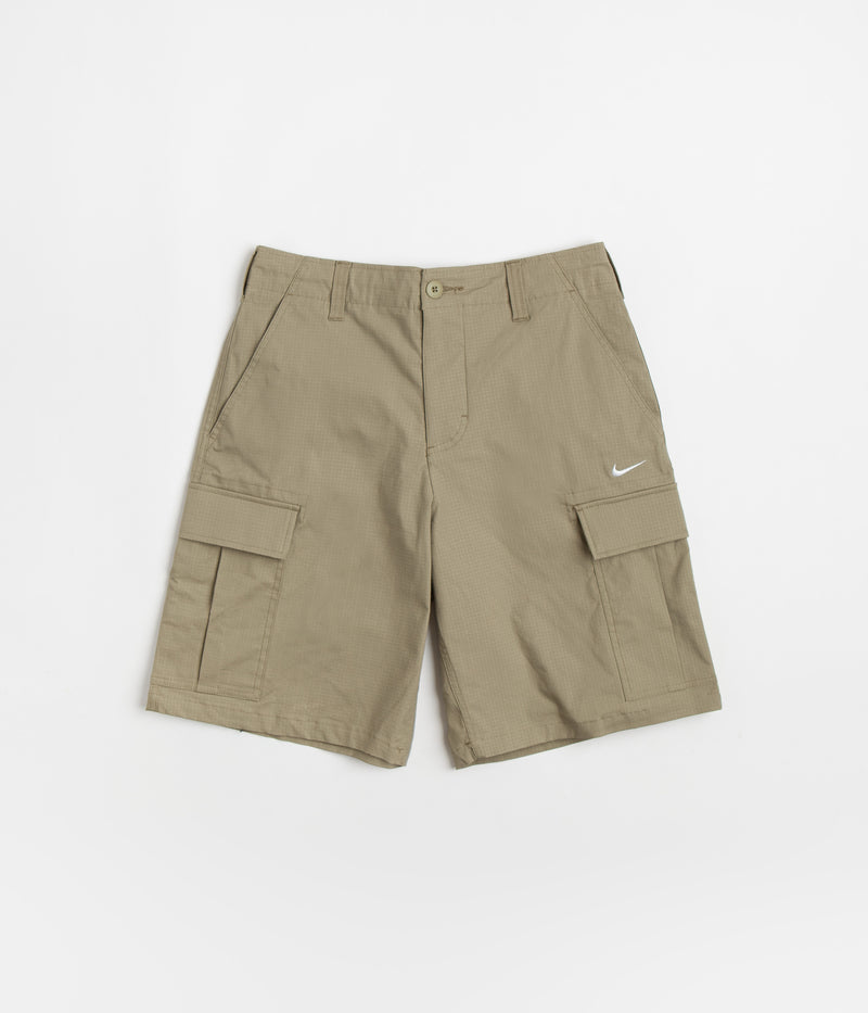 Nike SB Cargo Shorts in Neutral Olive and White