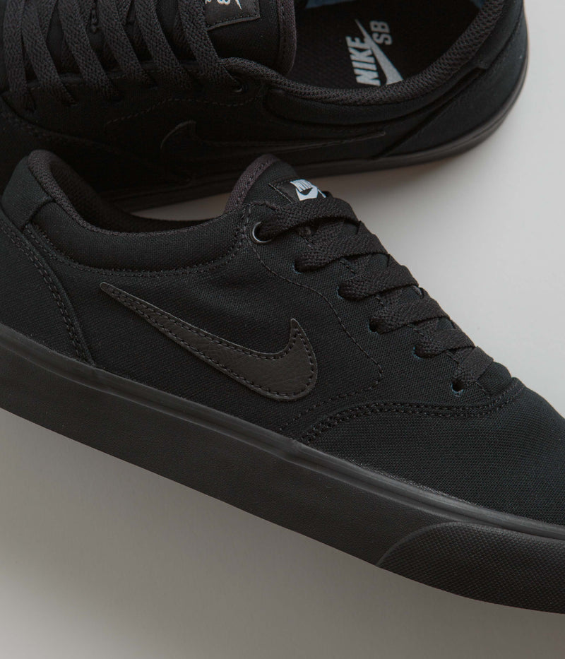 Nike SB Chron 2 Canvas Shoes in Black and Black and Black
