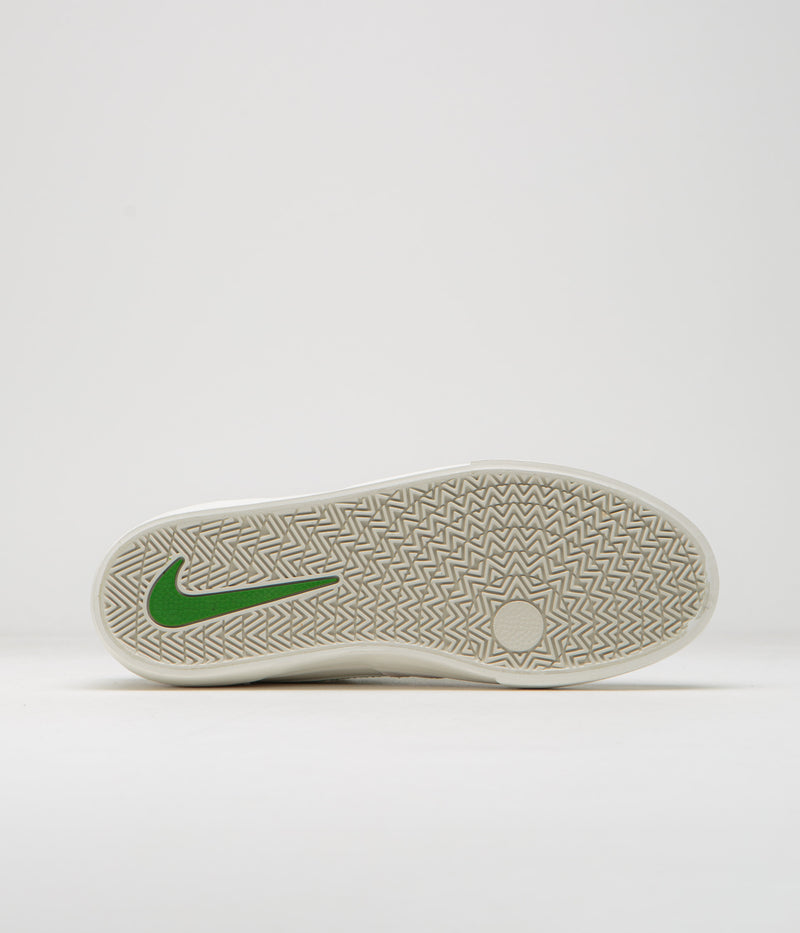 Nike SB Chron 2 Shoes in Phantom and Chlorophyll and Summit White - Sail