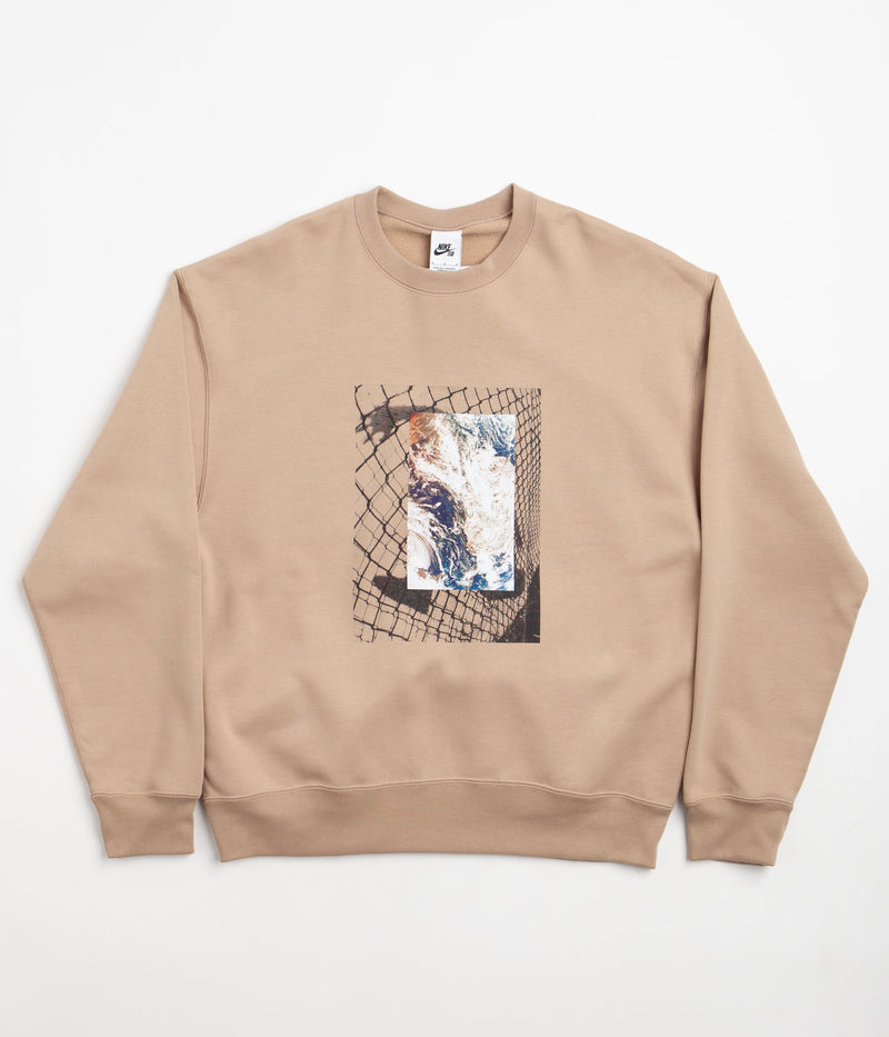 Nike SB City Border Crewneck Sweatshirt in Hemp