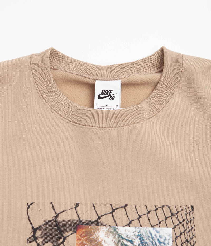 Nike SB City Border Crewneck Sweatshirt in Hemp