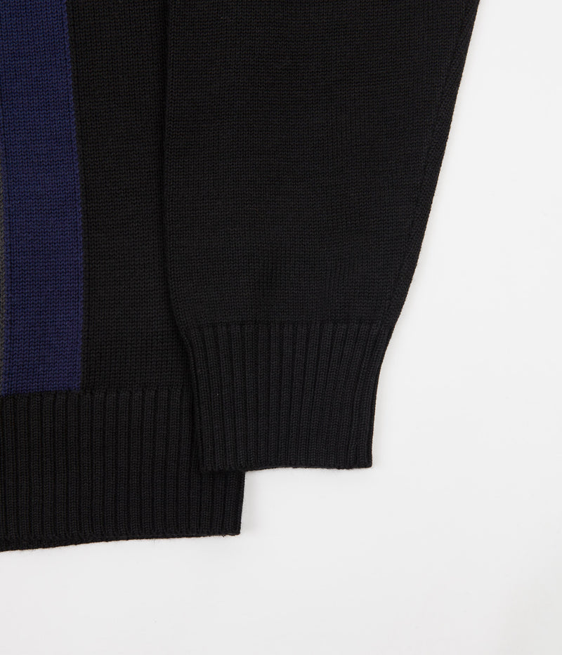 Nike SB Crewneck Sweatshirt in Black and Dark Smoke Grey / Midnight Navy / Black