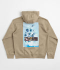 Nike SB Distorted Graphic Hoodie in Khaki