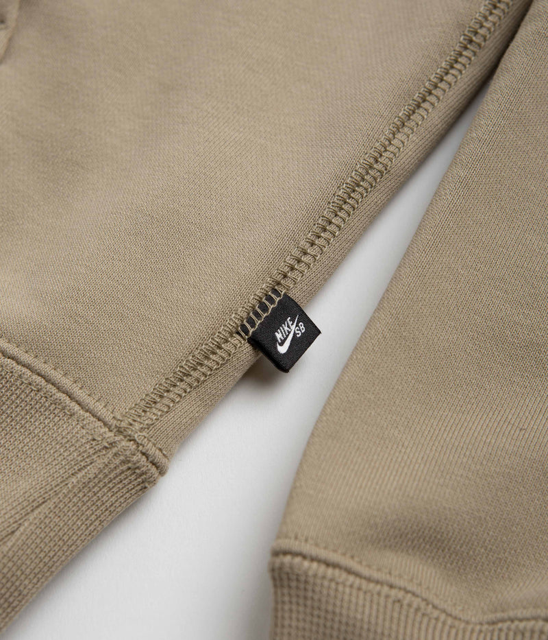 Nike SB Distorted Graphic Hoodie in Khaki