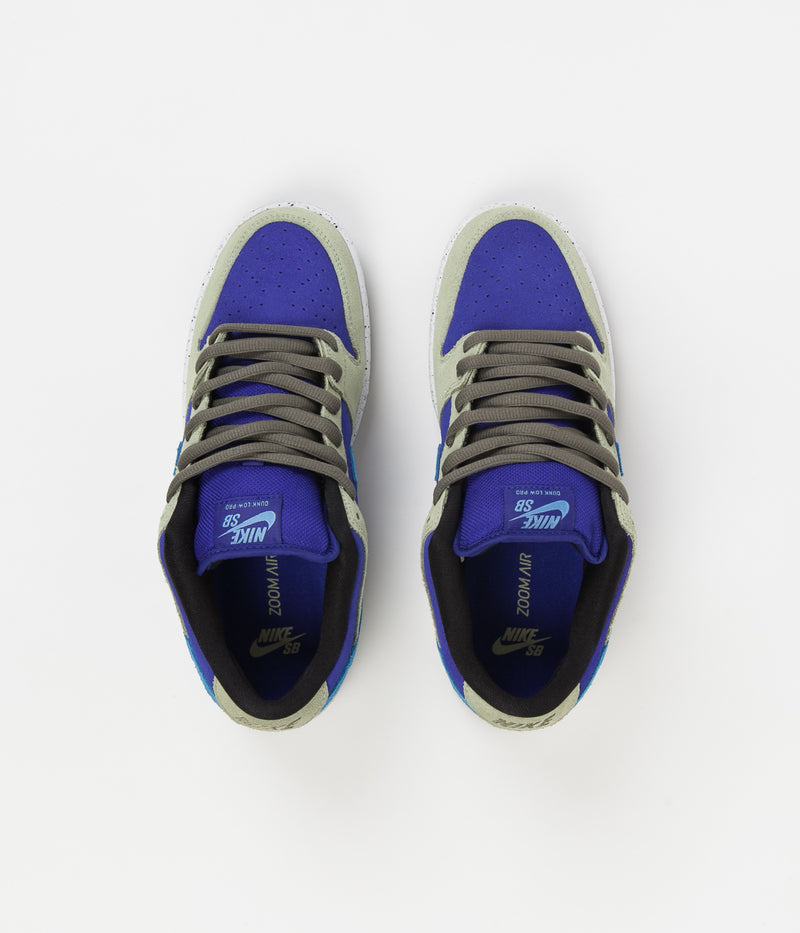 Nike SB Dunk Low Pro ACG Caldera Shoes in Celadon and Coast and Concord - Black