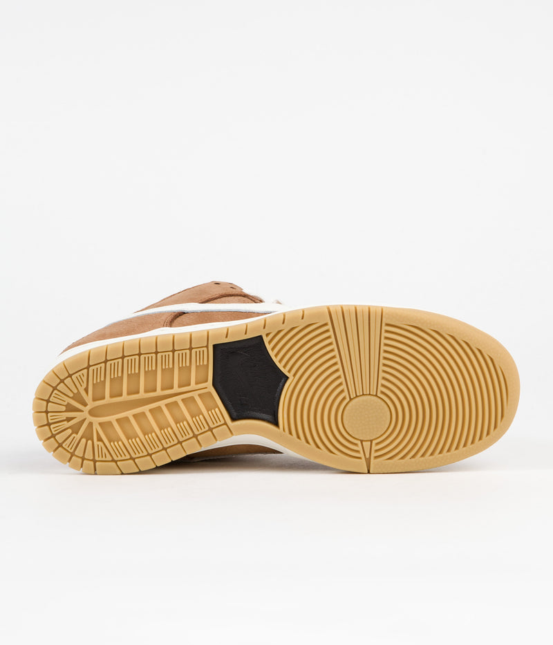 Nike SB Dunk Low Pro Orange Label Shoes in Dark Russet and Sail and Dark Russet - Black