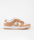 Nike SB Dunk Low Pro Orange Label Shoes in Light Cognac and Light Cognac and White - Light Cognac