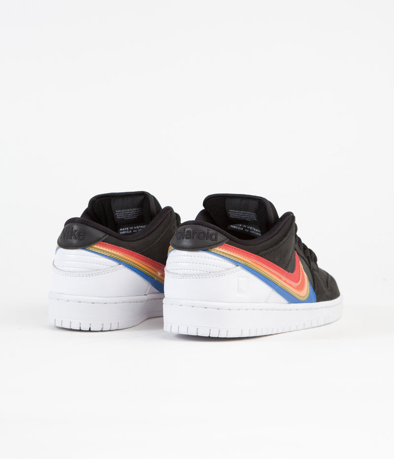 Nike SB Dunk Low Pro 'Polaroid' Shoes in Black and Black and White