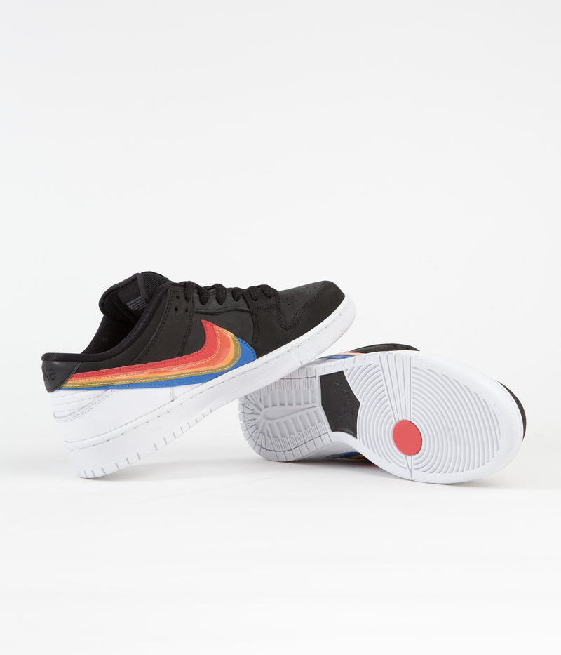Nike SB Dunk Low Pro 'Polaroid' Shoes in Black and Black and White