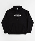 Nike SB Embroidered Graphic Hoodie in Black and White