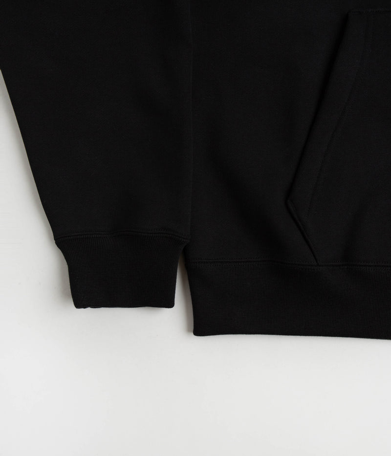 Nike SB Embroidered Graphic Hoodie in Black and White