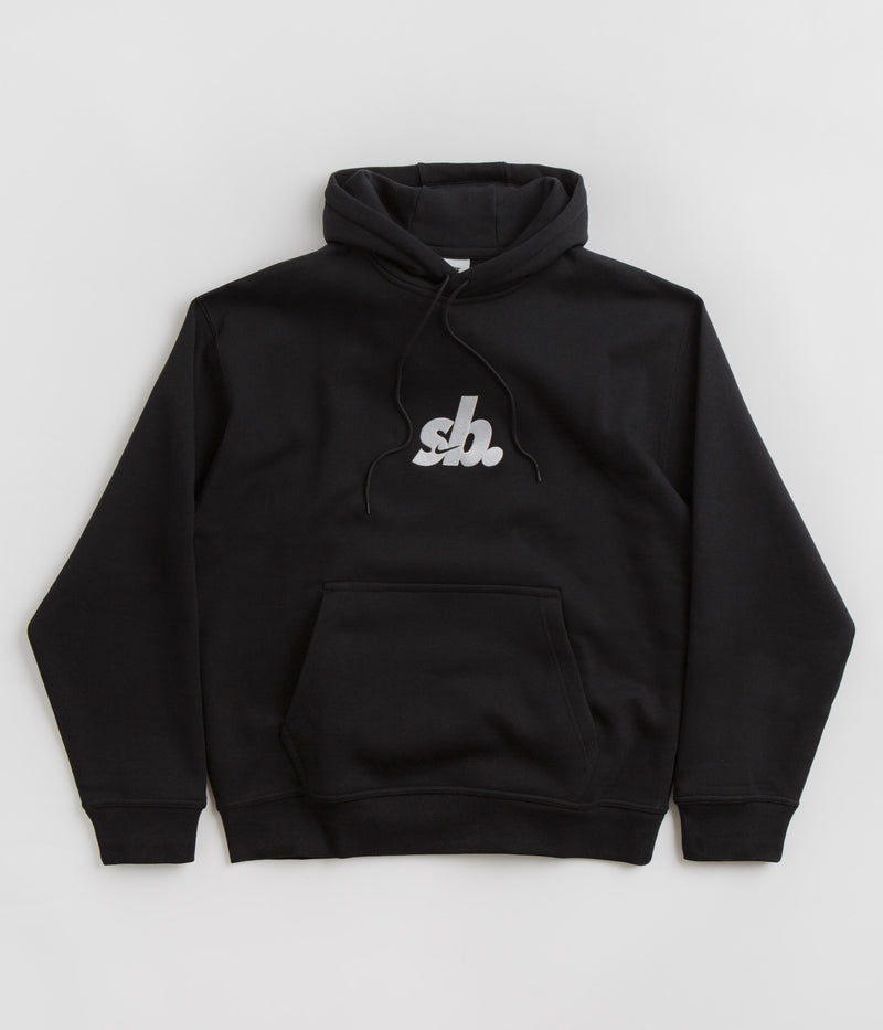 Nike SB Essential Logo Hoodie in Black and White