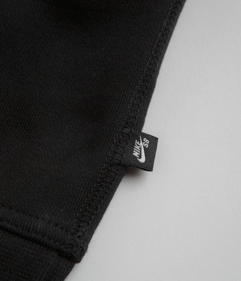 Nike SB Essential Logo Hoodie in Black and White