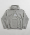 Nike SB Essential Logo Hoodie in Dark Grey Heather and White