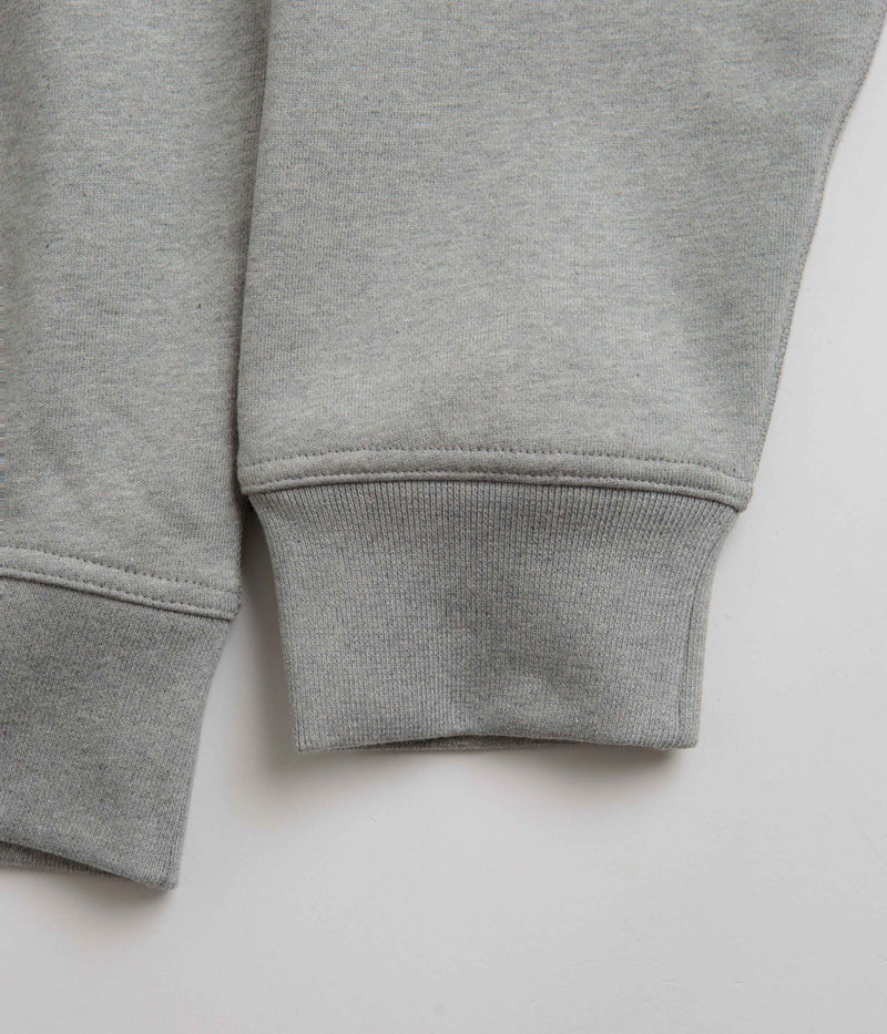 Nike SB Essential Logo Hoodie in Dark Grey Heather and White