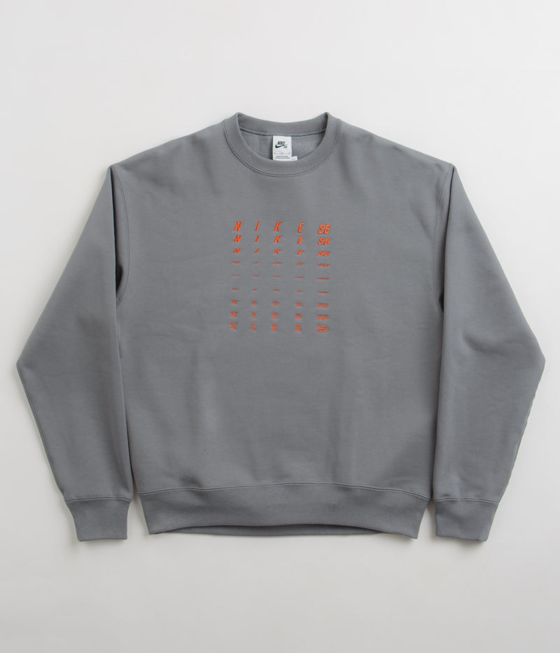 Nike SB Fade Crewneck Sweatshirt in Smoke Grey