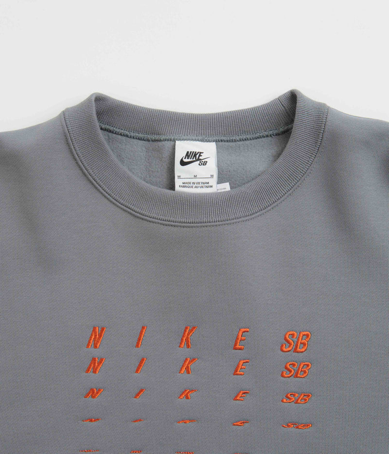 Nike SB Fade Crewneck Sweatshirt in Smoke Grey