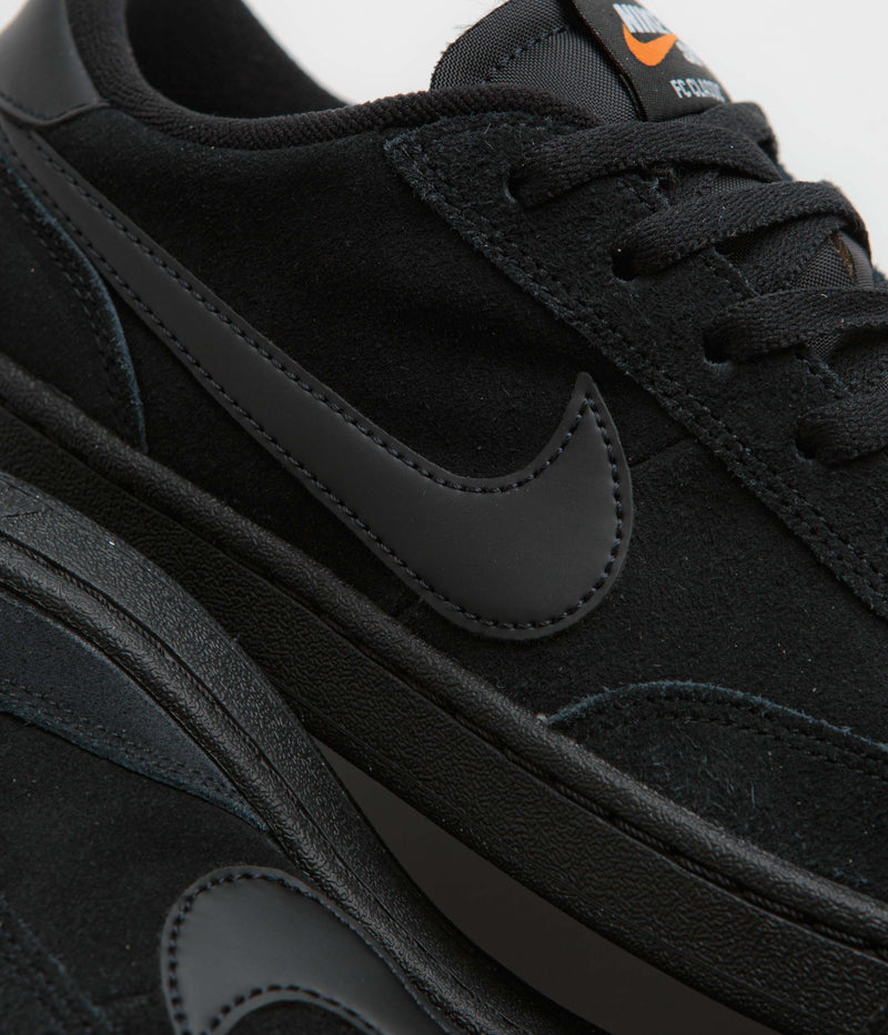 Nike SB FC Classic Shoes in Black and Black and Black - Vivid Orange