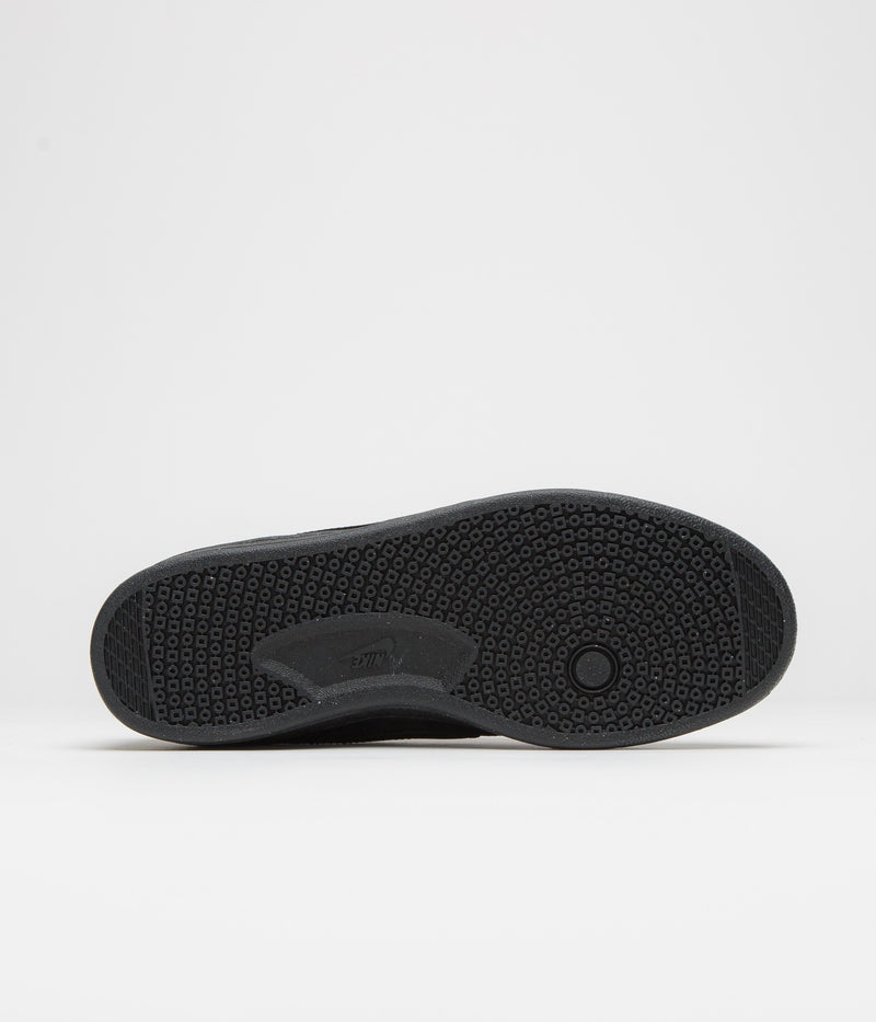 Nike SB FC Classic Shoes in Black and Black and Black - Vivid Orange
