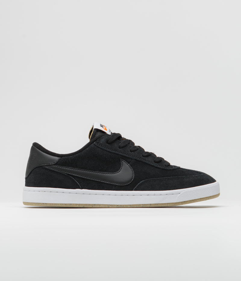 Nike SB FC Classic Shoes in Black and Black and White - Vivid Orange
