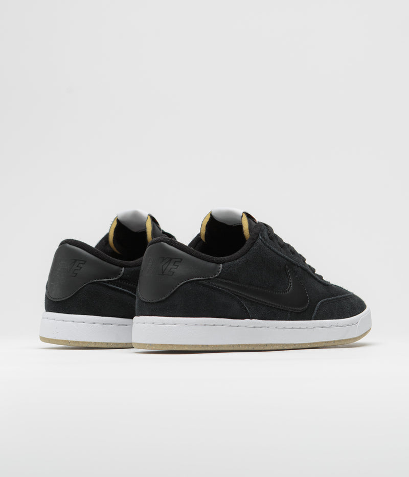 Nike SB FC Classic Shoes in Black and Black and White - Vivid Orange