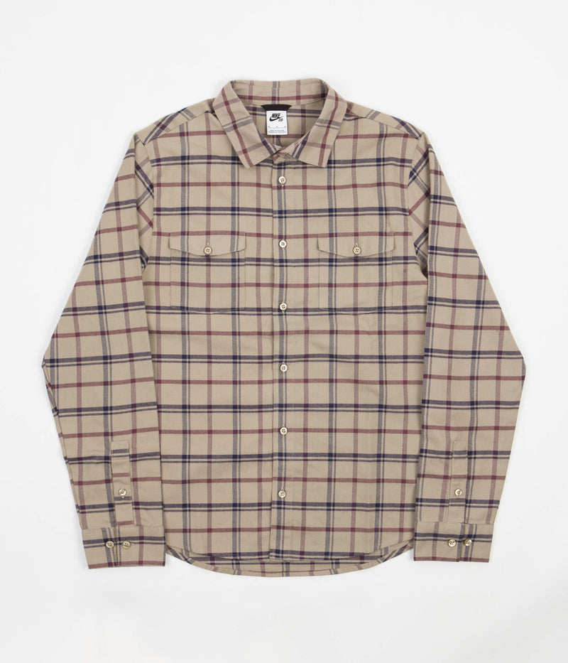 Nike SB Flannel Shirt in Khaki