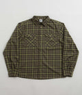 Nike SB Flannel Shirt in Medium Olive and Cargo Khaki