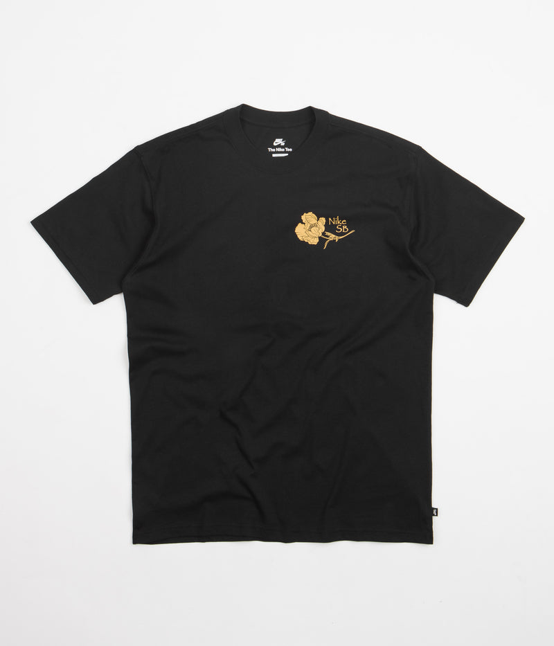 Nike SB Flower T-Shirt in Black