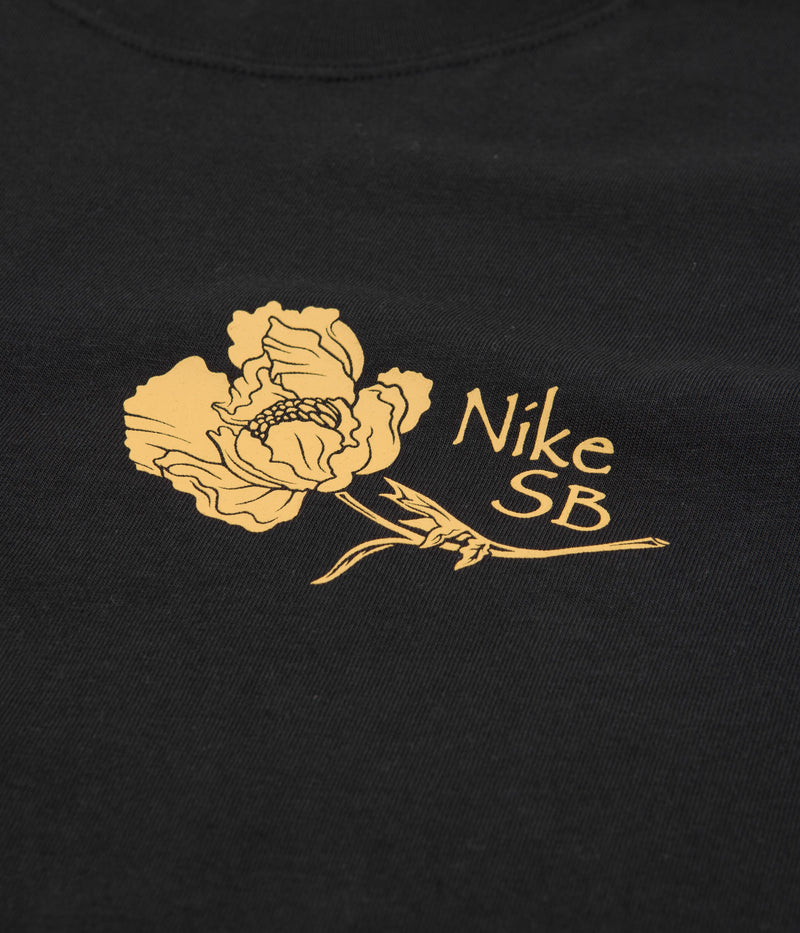 Nike SB Flower T-Shirt in Black