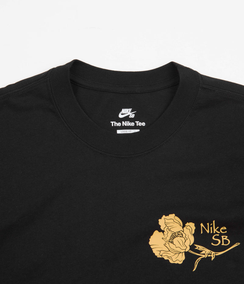 Nike SB Flower T-Shirt in Black