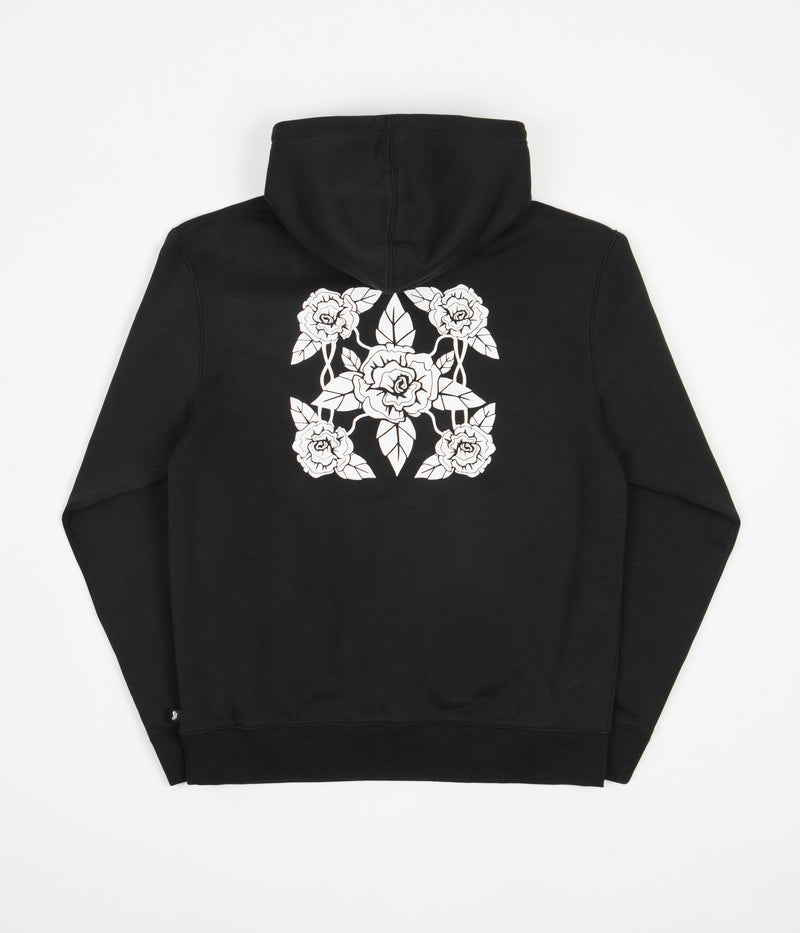 Nike SB Flowers Hoodie in Black and White