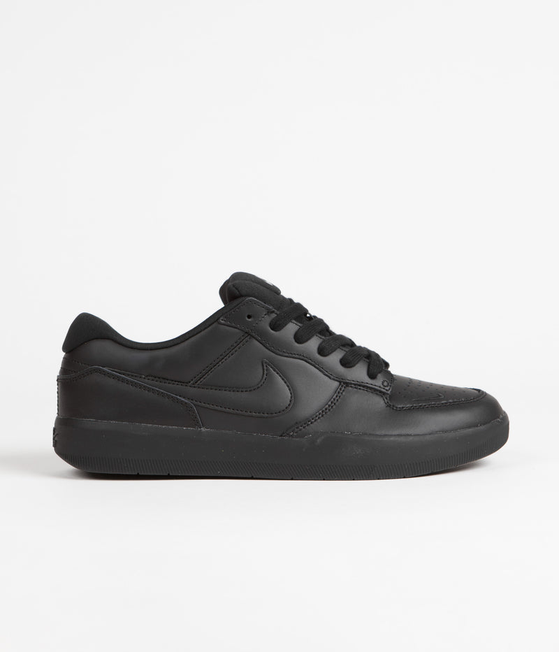 Nike SB Force 58 Premium Shoes in Black and Black and Black - Black