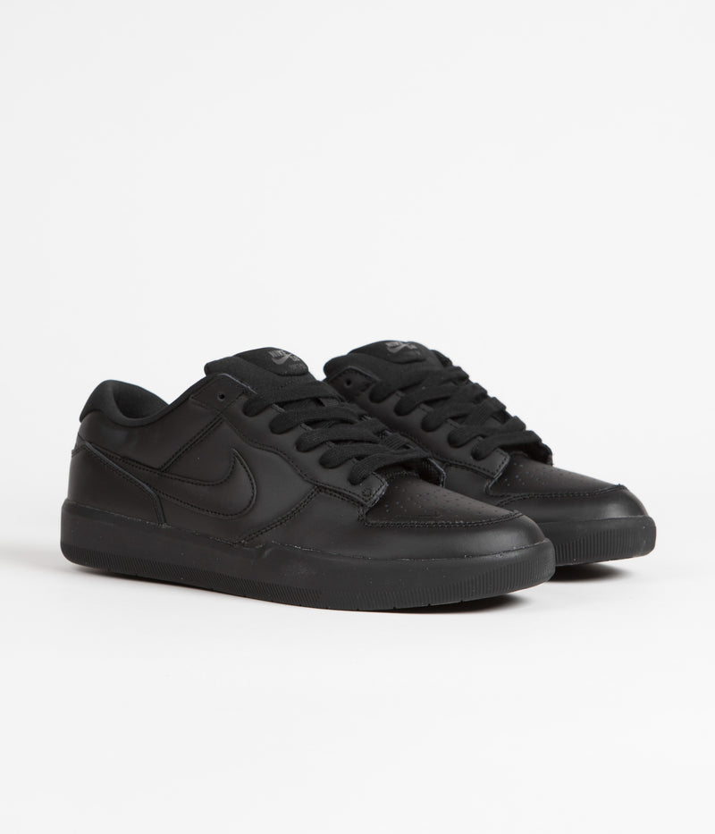 Nike SB Force 58 Premium Shoes in Black and Black and Black - Black