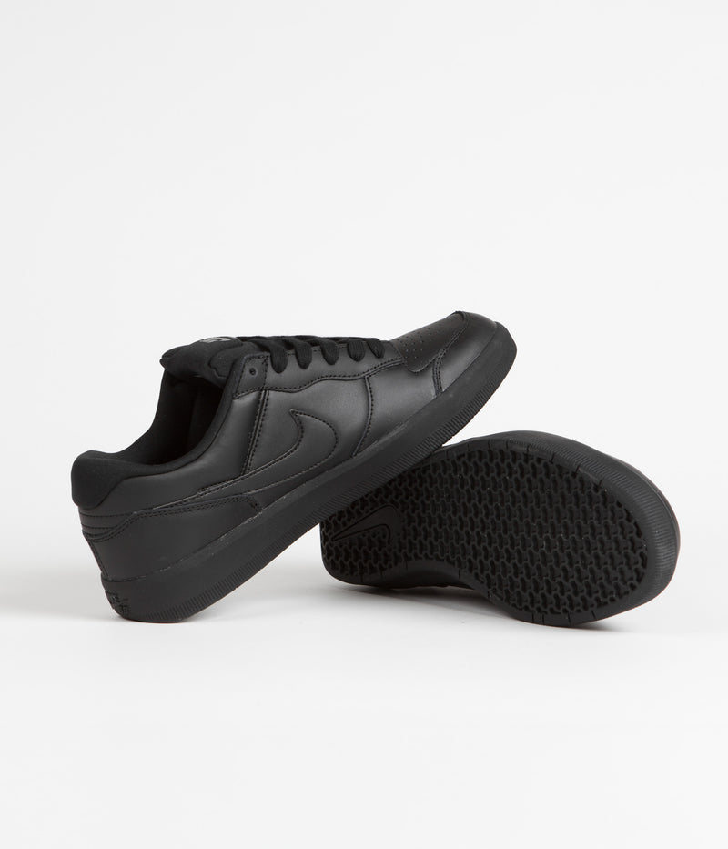Nike SB Force 58 Premium Shoes in Black and Black and Black - Black