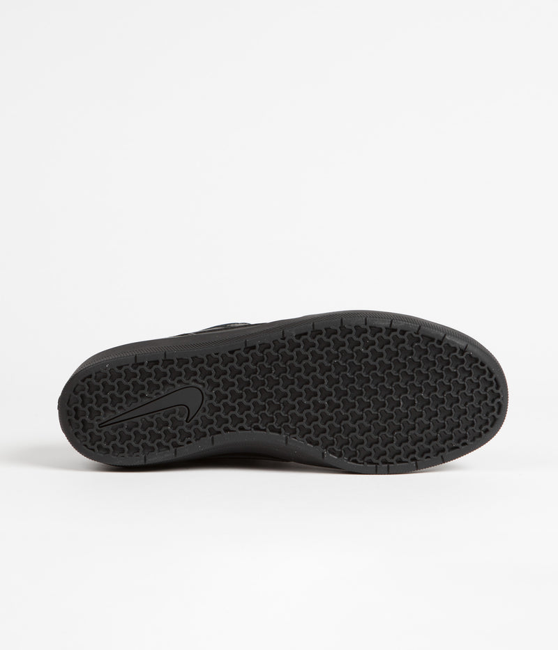 Nike SB Force 58 Premium Shoes in Black and Black and Black - Black